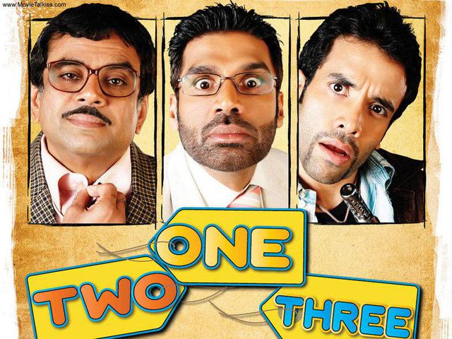 one two three hindi movie comedy scene