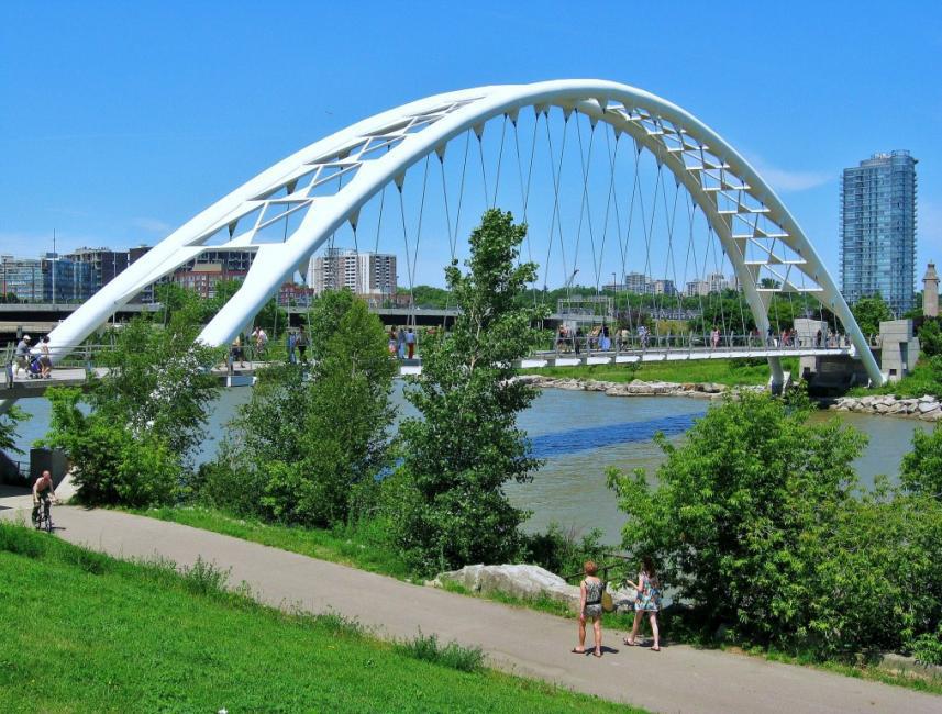 Filming at Humber Bay Arch Bridge| Filmapia - real sites . reel sites